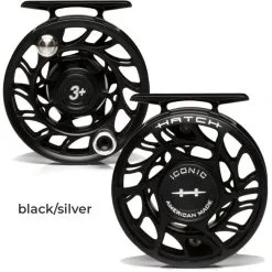 Hatch Outdoor HATCH Iconic 3 Plus Flugrullar -Flugor säljbutik 3plus black silver