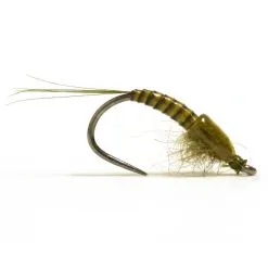 Flyfishing Masters Baetis Quill Nymf - Olive