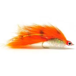 Flyfishing Masters Barred Orange And Pearl Zonker