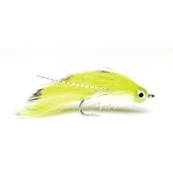 Flyfishing Masters Barred Chartreuse And Pearl Zonker