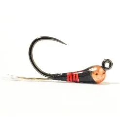 Flyfishing Masters RP's Perdigon Red Flash Tungsten Nymph