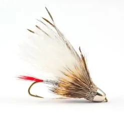 Conehead Marabou Muddler White