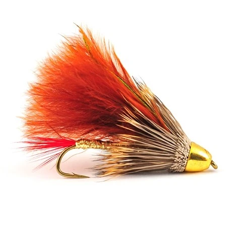 Conehead Marabou Muddler Brown 3 Conehead Marabou Muddler Brown