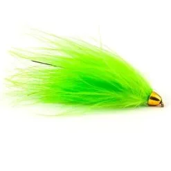 Tungsten Conehead Leech Chartreuse