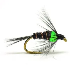 Flyfishing Masters Black Green Bead Cruncher