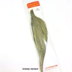 Whiting Dry Fly Hackle Pro Grade -Flugor säljbutik dry fly pro grade half grizzly variant