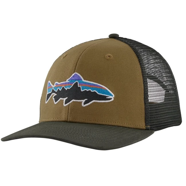 Patagonia Fitz Roy Trout Trucker Hat / Mulch Brown 3 Patagonia Fitz Roy Trout Trucker Hat / Mulch Brown