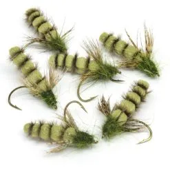 Flyfishing Masters Caddis Foam Pupa - Olive