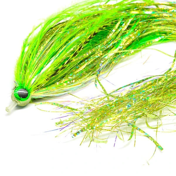 Flyfishing Masters Gigga Tubflugor Chartreuse (30cm) 3 Flyfishing Masters Gigga Tubflugor Chartreuse (30cm)