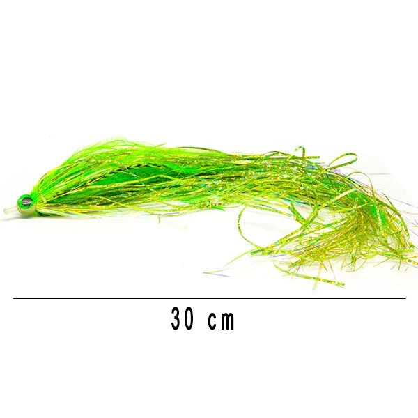 Flyfishing Masters Gigga Tubflugor Chartreuse (30cm) 4 Flyfishing Masters Gigga Tubflugor Chartreuse (30cm) - Bild 2