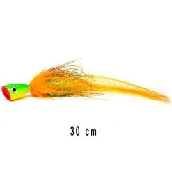 Flyfishing Masters Gigga Poppers Firetiger (30cm) -Flugor säljbutik gigapopper firetiger 2.jpg