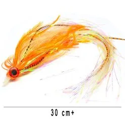 Flyfishing Masters Gigga Tubflugor Orange/vit (30cm) -Flugor säljbutik gigatube wht orange 2.jpg