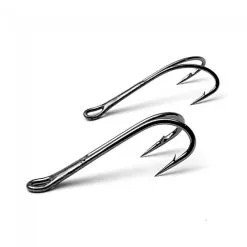 LOOP Black Nickel Double Hooks 10 Hooks/pack
