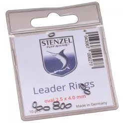 Riverge Ovala Tafsringar -Flugor säljbutik oval leader rings 25mm