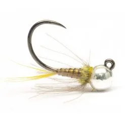Flyfishing Masters Quill Jig Nymph Golden Olive