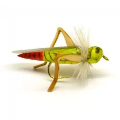 Flyfishing Masters Real Foam Hopper Olive & Red