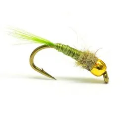 Flyfishing Masters Ultra Slim Tungsten Olive Quill Nymf