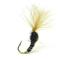 Flyfishing Masters Black And Green CDC Emerger