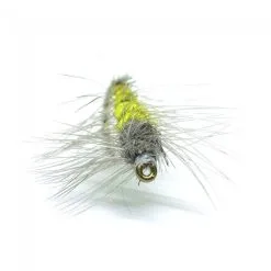 Flyfishing Masters Superpuppan Yellow-grey -Flugor säljbutik supperpuppan gul grey
