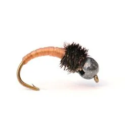 Flyfishing Masters Curved Caddis Tungsten Nymph (tan)