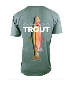 R.L. Winston Winston TROUT TECH T-Shirts - Moss Green